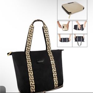 Versace collection parfums bag crossbody travel duffle sport tote
Black